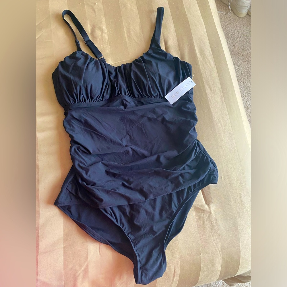 Lahore Rose black padded swimsuit